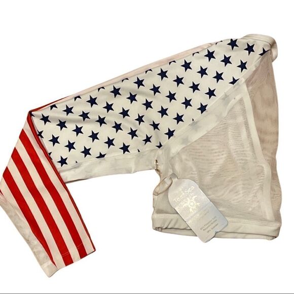 Stars & Stripes Sleeves 2 Go /Tee 2 Sea - NWT - Picture 4 of 9